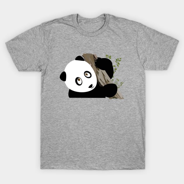 Panda in the tree T-Shirt by adamzworld